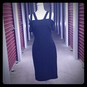 Black cocktail dress